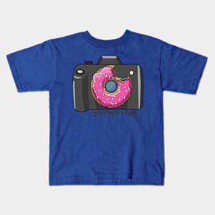 Donut Camera Kids T-Shirt